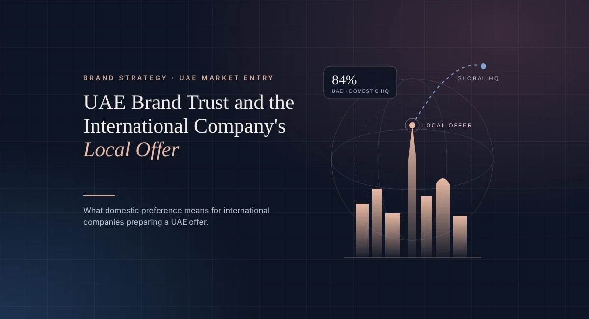 UAE Brand Trust and the International Company's Local Offer